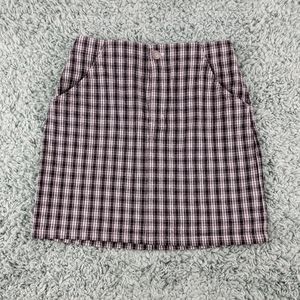 4/$20  Hollister Plaid High Rise Mini Skirt